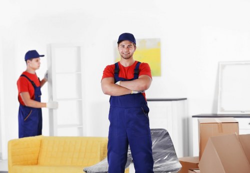 Residents disposing of large furniture items