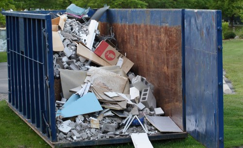 Bulk waste collection vehicles in Tolworth