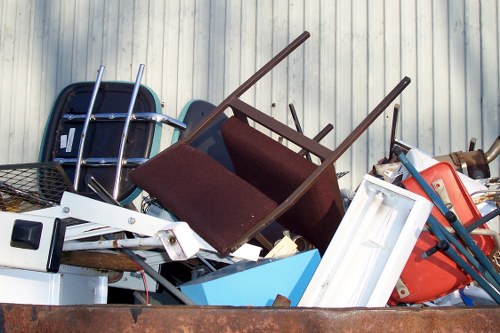 Residents placing bulk waste for collection in West Wickham